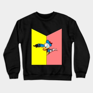 angry donald duck Crewneck Sweatshirt